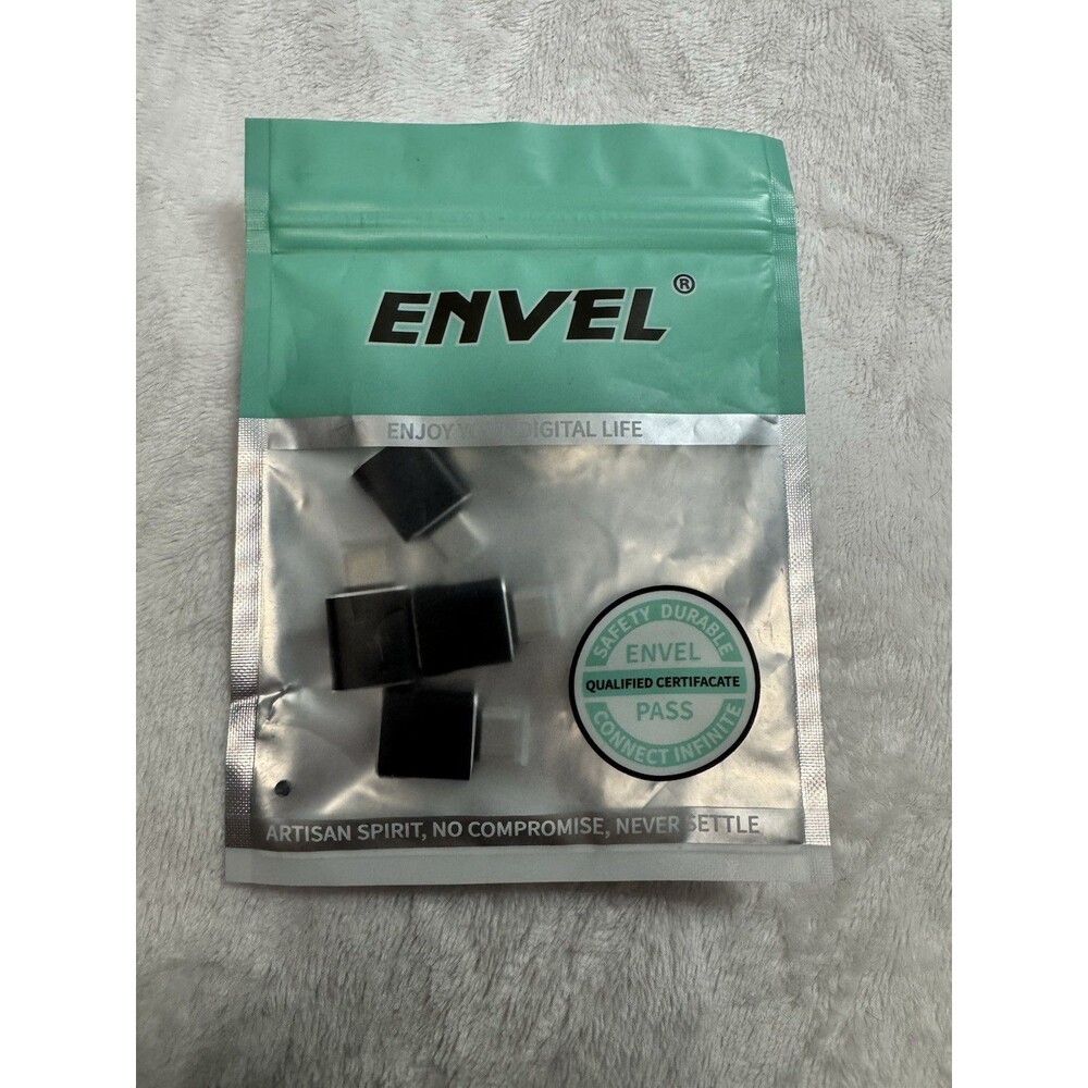 ENVEL USB to USB C Adapter, 4 Pack, Portable, Black